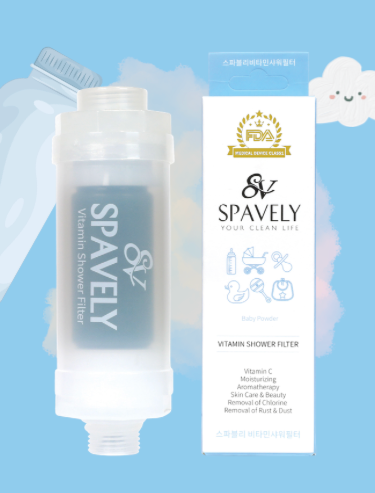 Vitaminski filter za tuš - miris baby pudera
